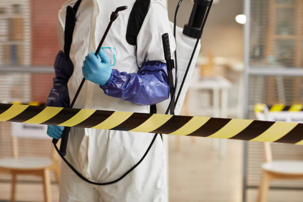 Professional Infectious Disease Decontamination technician working in Owings Mills, MD